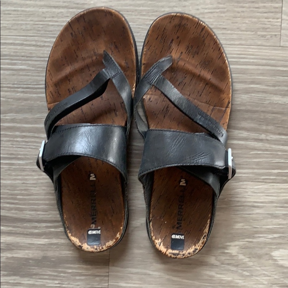 Merrell leather sandals size 9